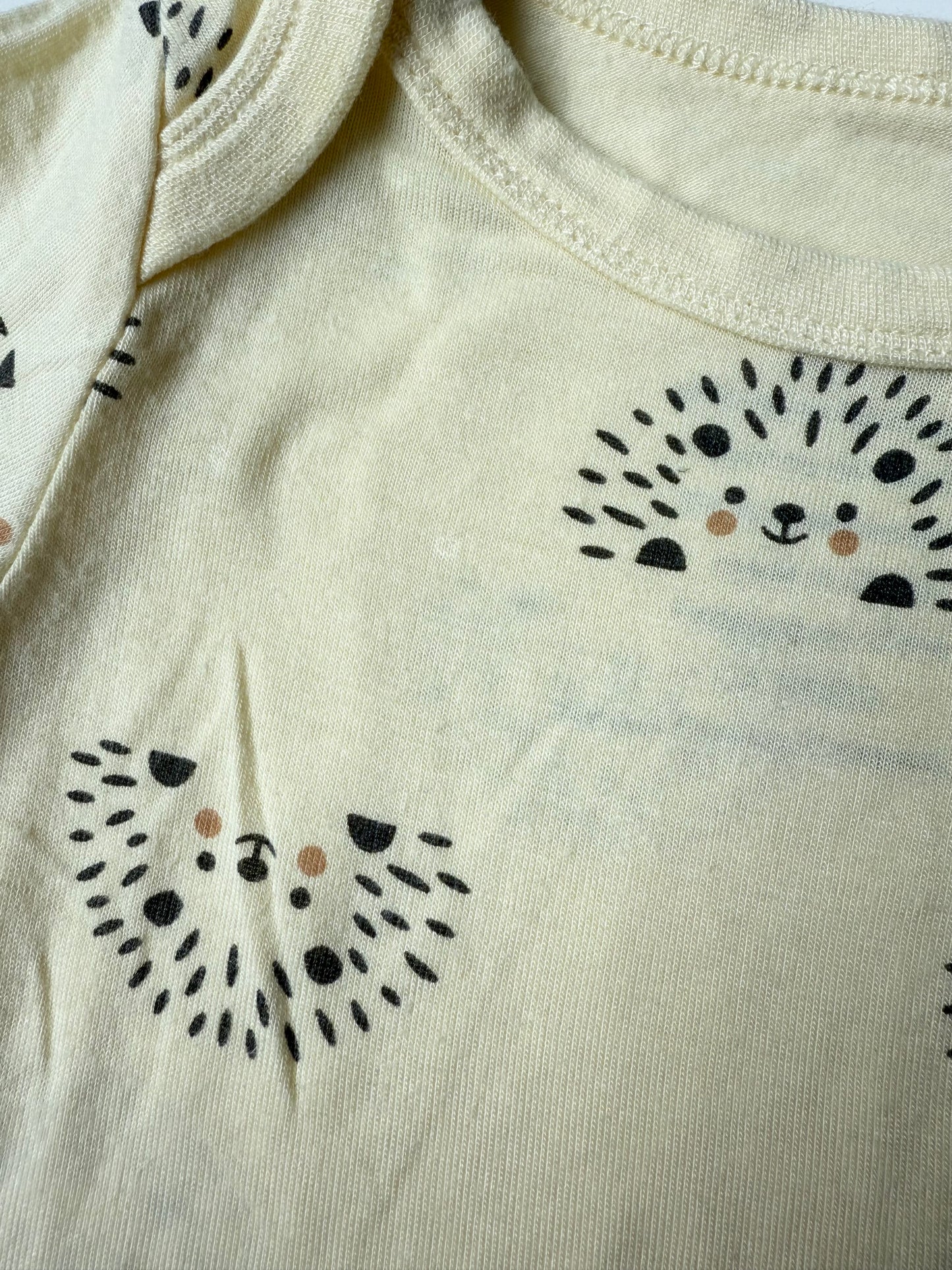 Silkberry Baby Yellow Hedgehogs Bodysuit (NB-3 Months)