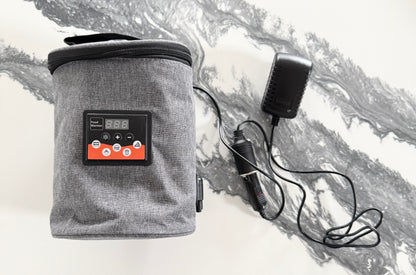 Baby Bottle Heated Bag - Grey