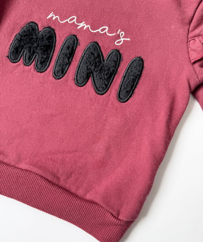 PL Baby Maroon “Mamas Mini” Sweater (18 Months)