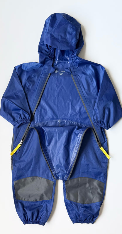 Cloudveil Dark Blue Rain Suit (18 Months)