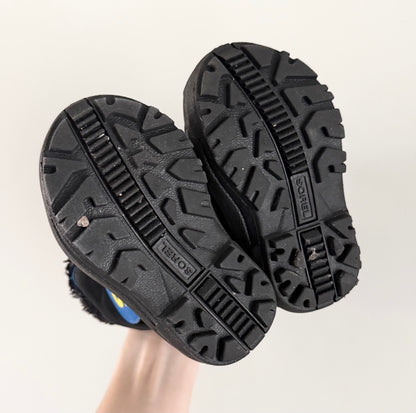 Sorel Black/Blue/Yellow Snow Commander Boots (6)