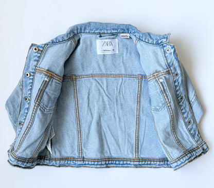 Zara Light Wash Denim Jacket (18-24 Months)