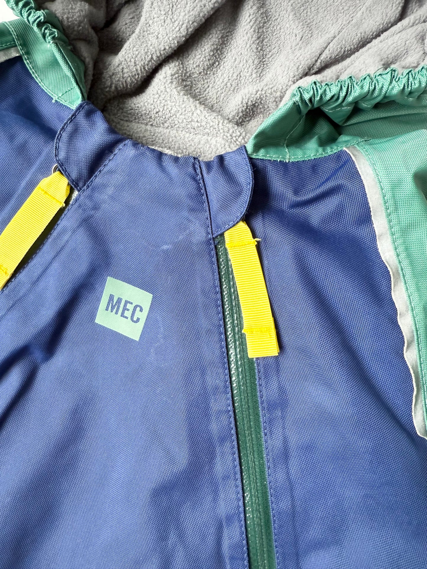 MEC Blue & Green Fleece Lined Cozy Newt Suit (6 Months)