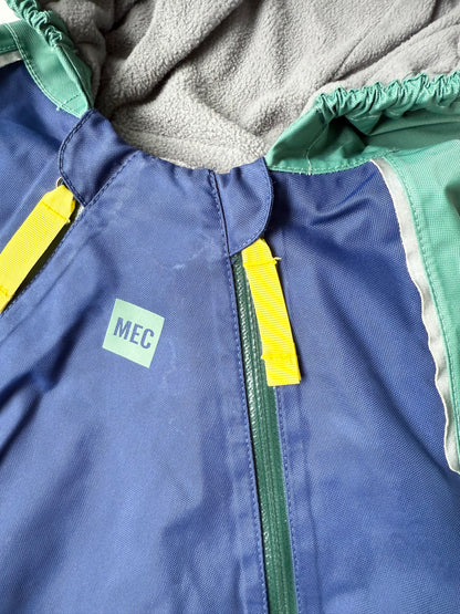 MEC Blue & Green Fleece Lined Cozy Newt Suit (6 Months)