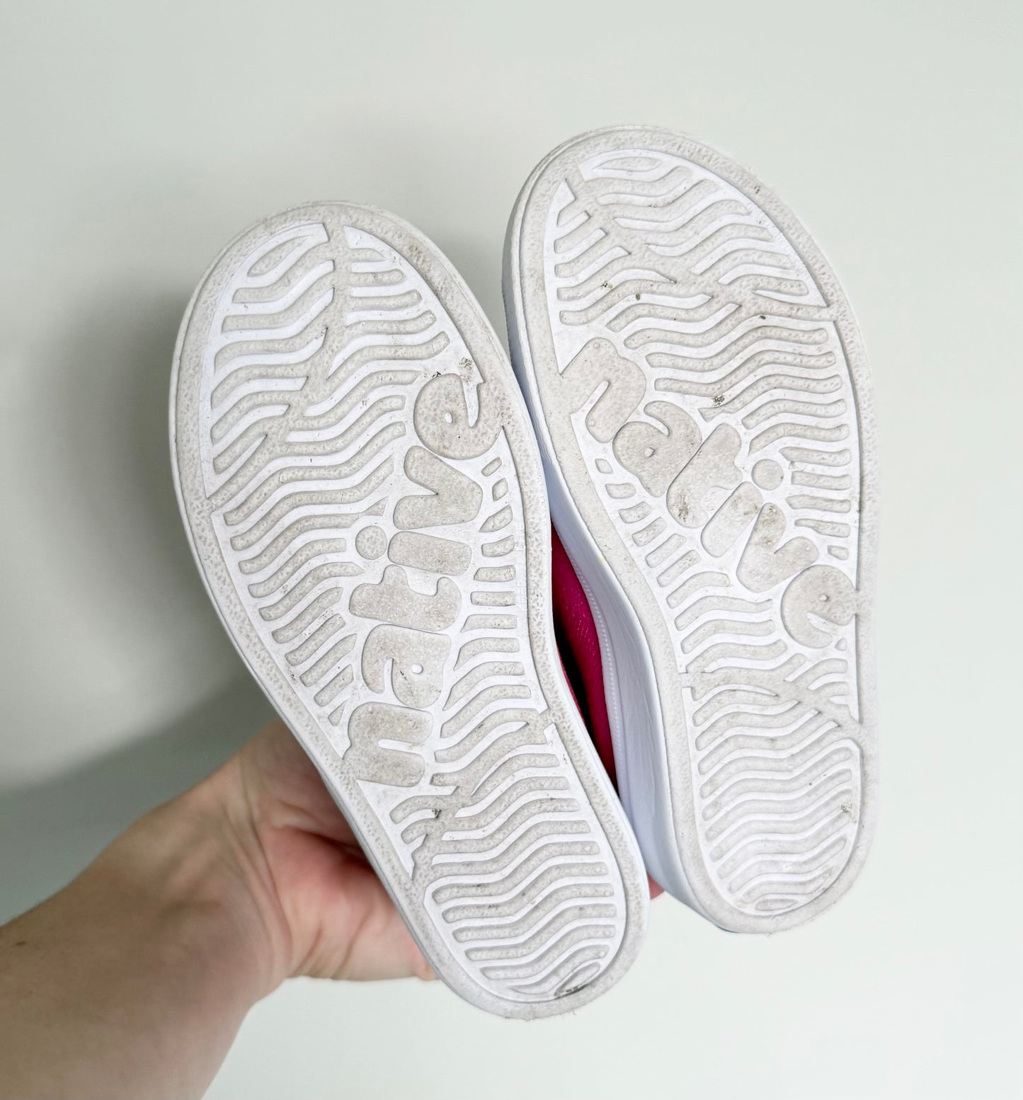 Native Jefferson Hydroknit Pink High Top Stretch Slip On Sneakers (10)