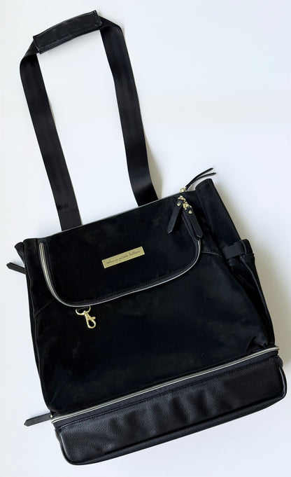 Petunia Pickle Bottom Pivot Backpack Diaper Bag in Twilight Black
