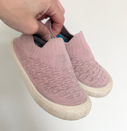 Jan & Jul Pink Knit Slip Ons (9)