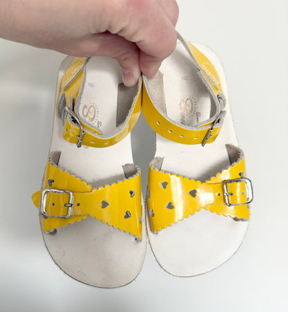 Salt Water Sweetheart Sandals - Yellow (9)