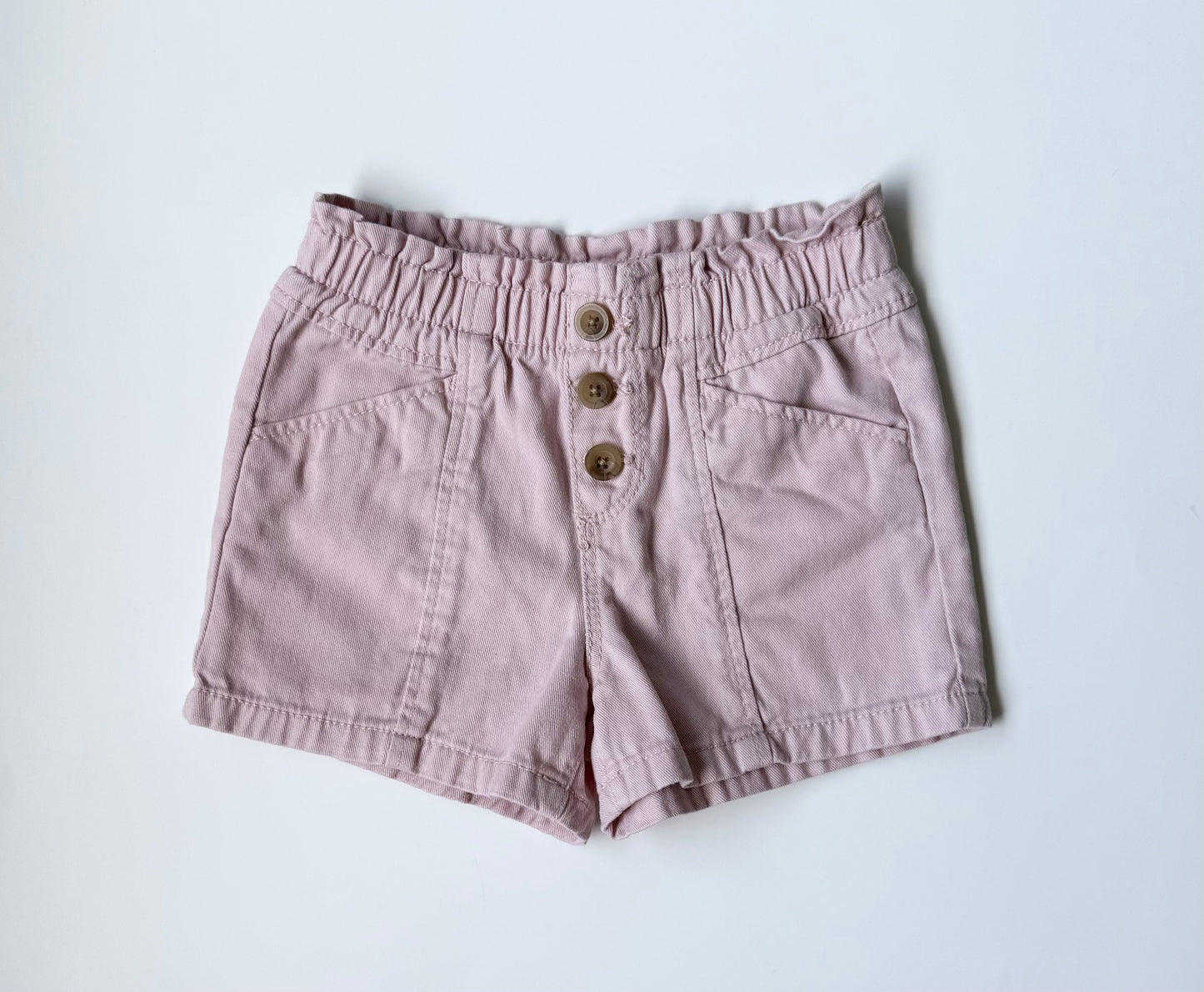 Old Navy Pink Three Button Front Shorts (2T)