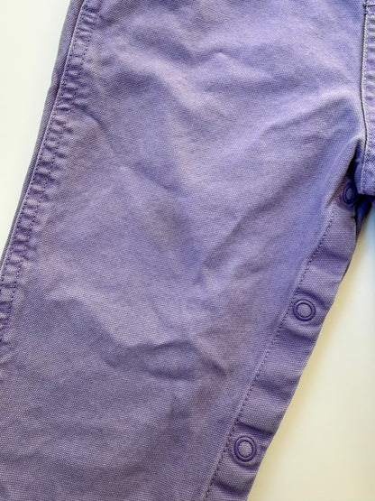 Carhartt Purple Bow Pocket Overalls (18 Months)