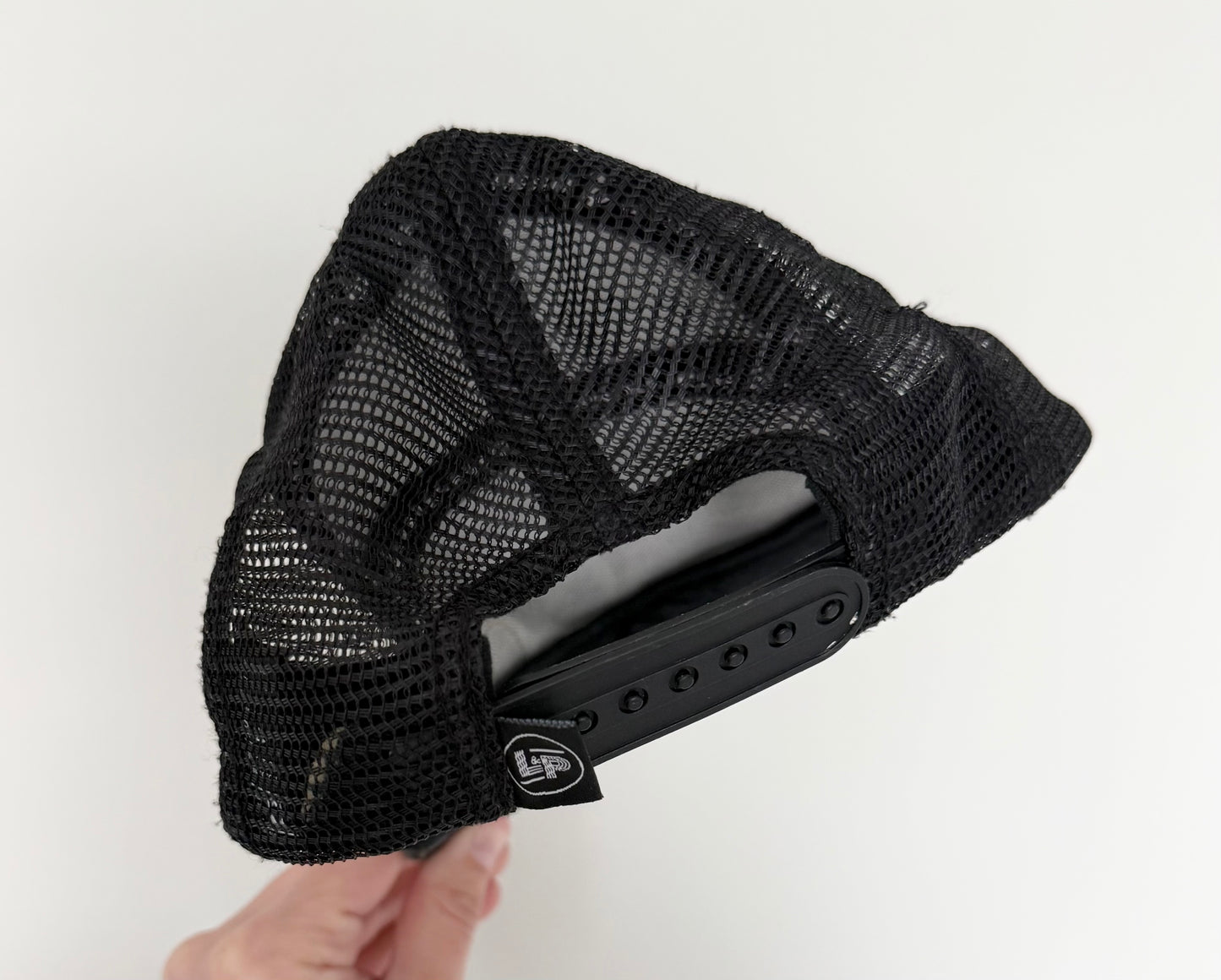 LP Apparel Black Mesh SnapBack Hat (2T-5T)