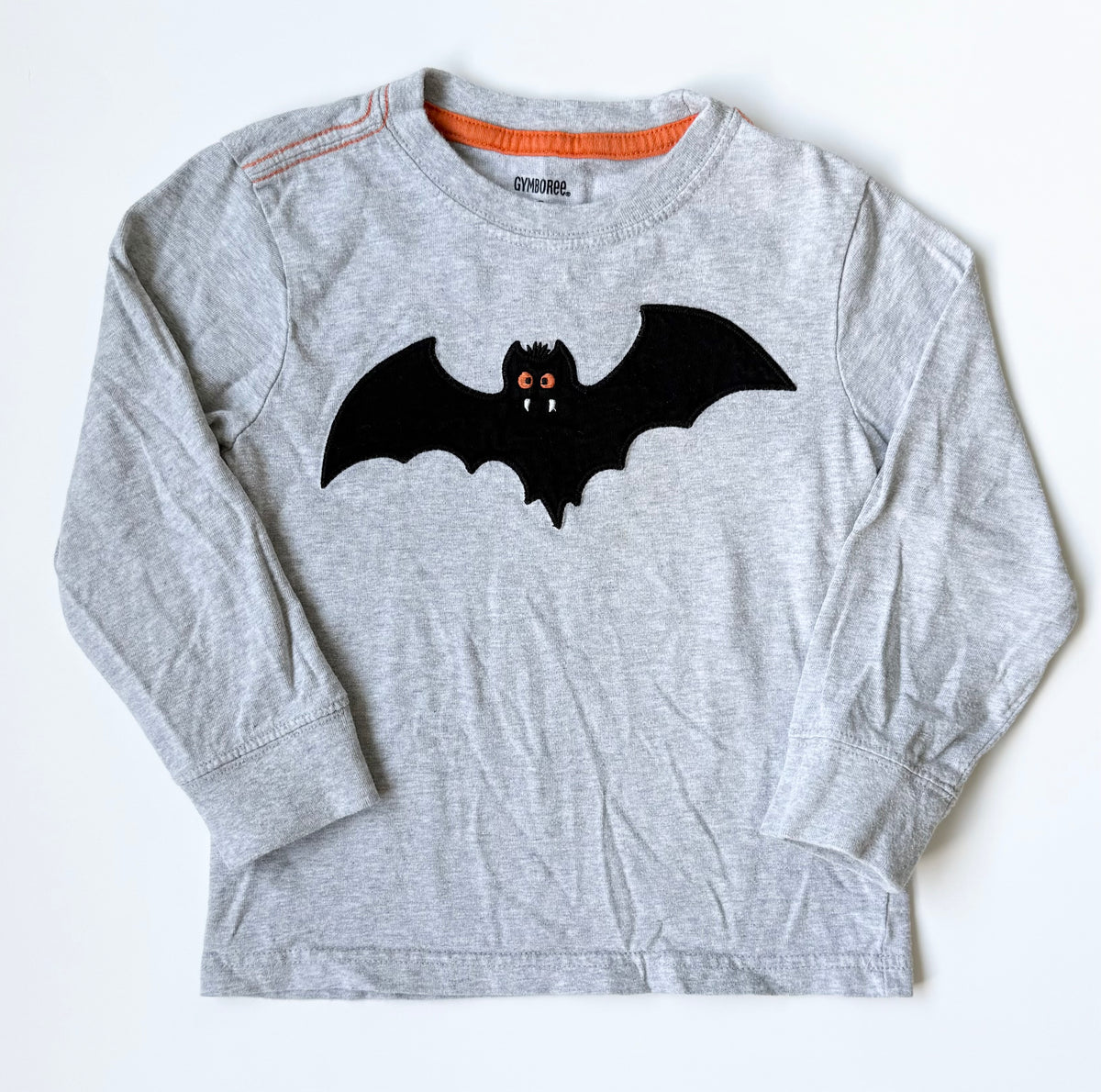 Gymboree Grey Halloween Bat Long Sleeve (4T)