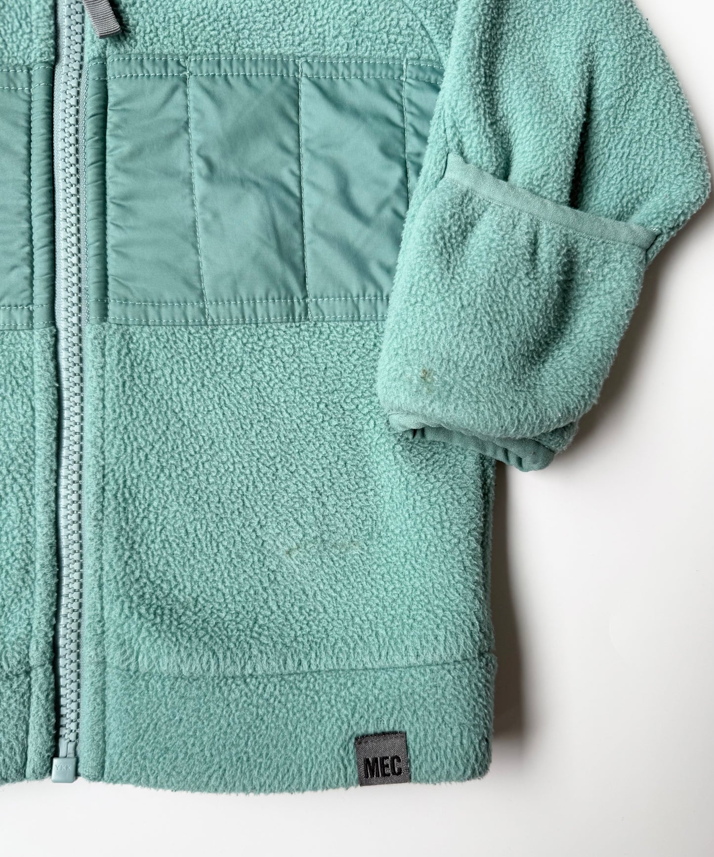 MEC Seafoam Green Hooded Fleece Zip Up (6 Months)