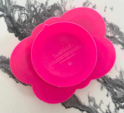 Kushies Pink Butterfly Suction Plate