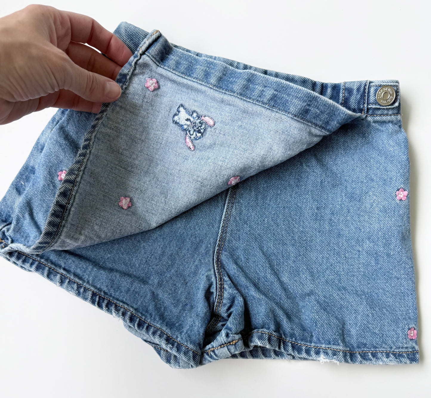 Zara x Disney Lilo & Stitch Jean Stitch Skort (5 Years)