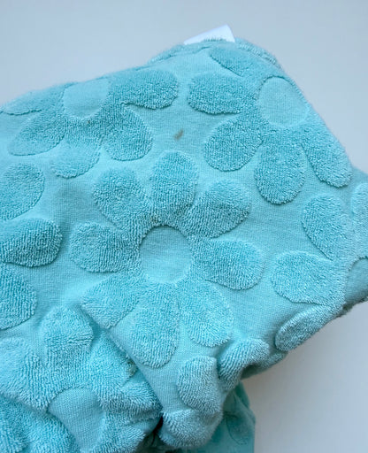 Baby Gap Aqua Blue Terry Flowers Tank Romper (3T)