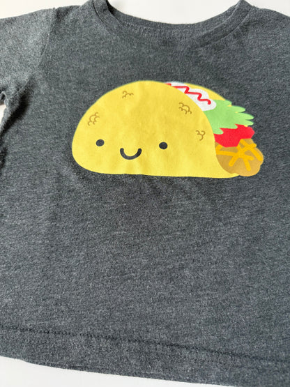 Whistle & Flute Black Taco T-Shirt (12-24 Months)