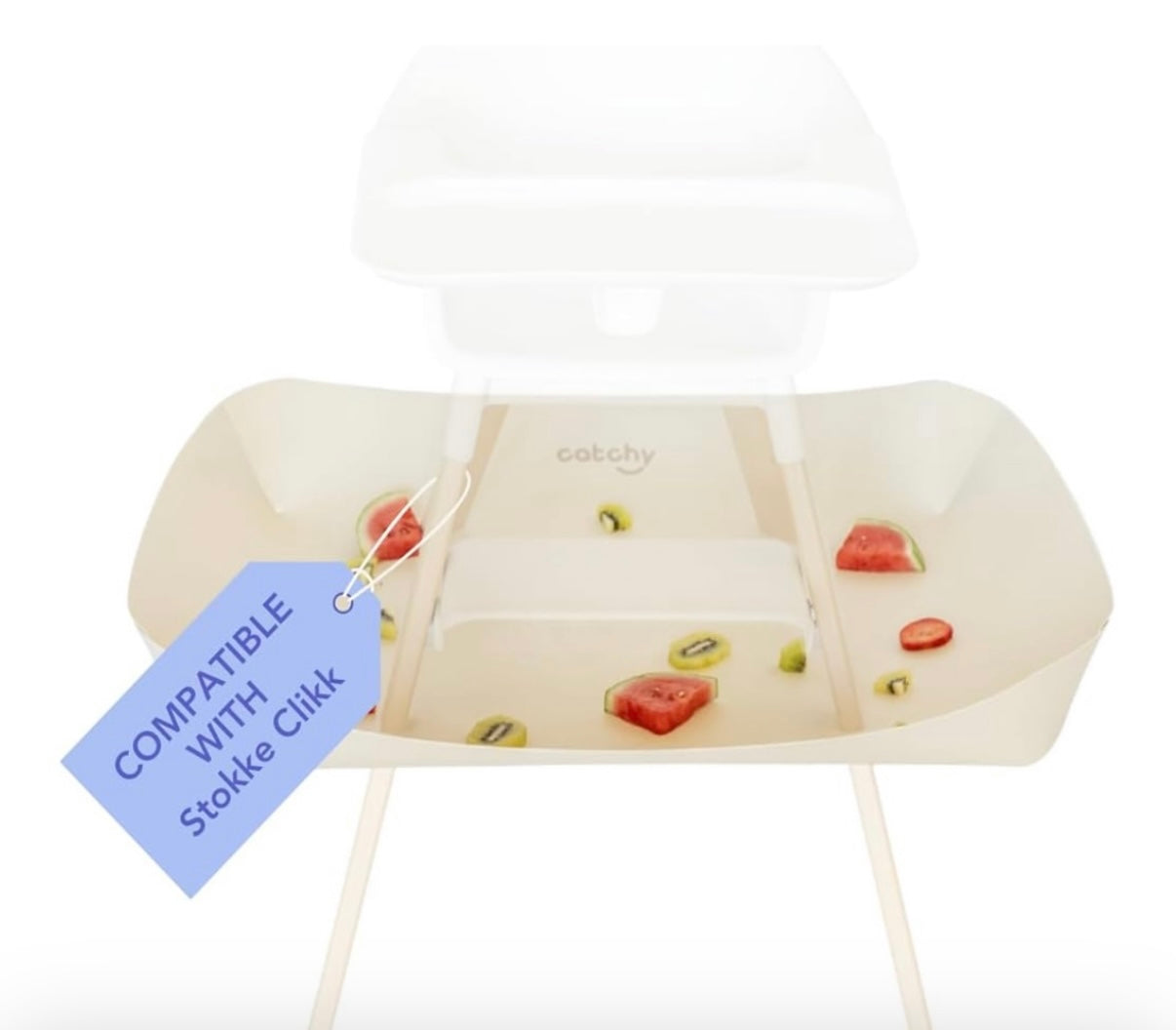 Catchy Stokke Clikk - Food & Mess Catcher - White - New
