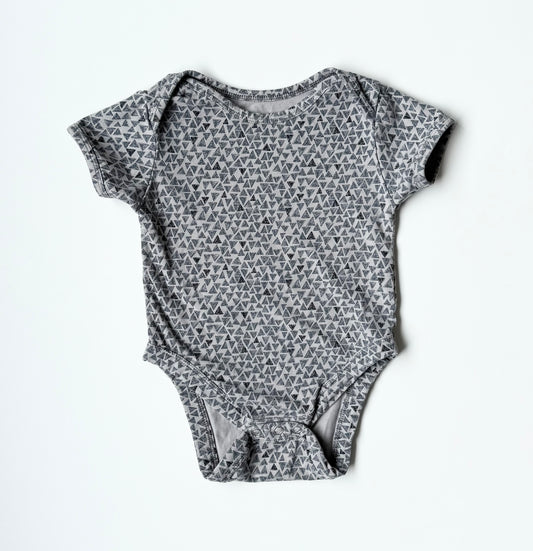 MEC Grey & Blue Triangles Bodysuit (6 Months)
