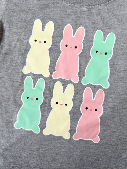 Whistle & Flute Grey Peep Bunnies T-Shirt (3-4 Years)