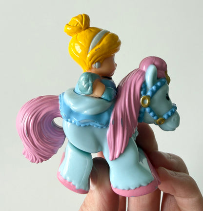 Fisher-Price Little People Disney Princess Klip Klop Blue Cinderella Horse