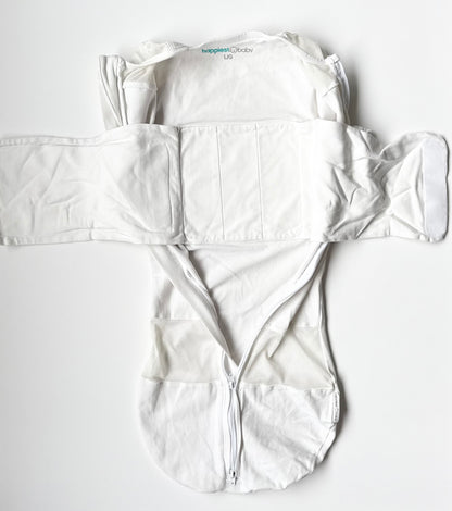 Happiest Baby SNOO White Sleep Sack Swaddle (Large)