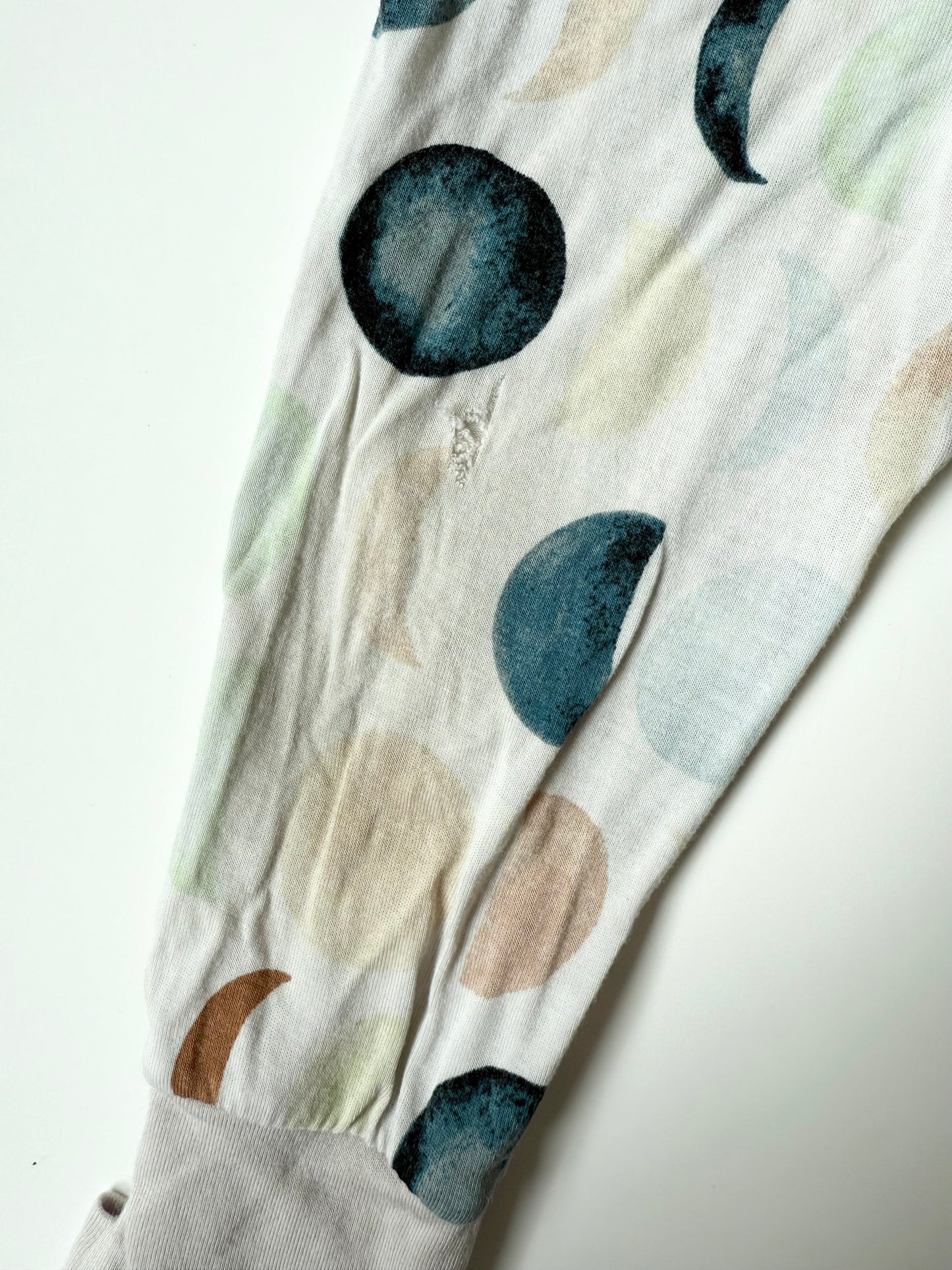 Little Sleepies Luna Neutral Crescent Sleeper Romper (3-6 Months)