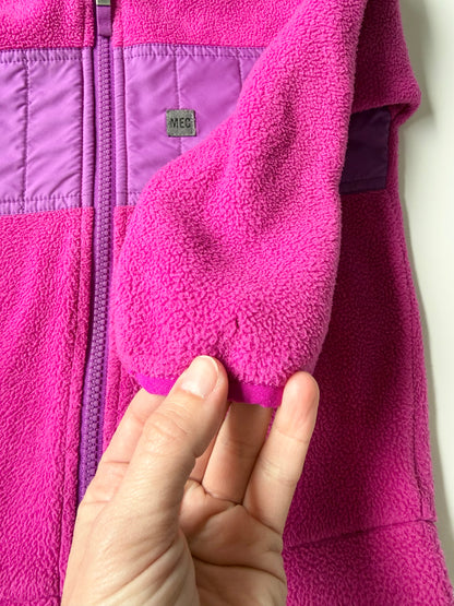 MEC Magenta & Purple Hooded Fleece Zip Up (24 Months)