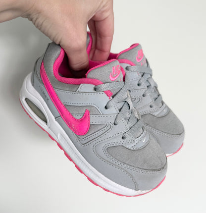 Nike Air Max Command Flex Grey & Pink Lace Up Sneakers (9)