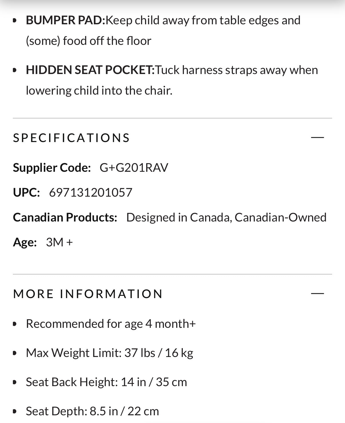 Guzzie + Guss Perch Chair (Black Frame) in Raven & Accessories