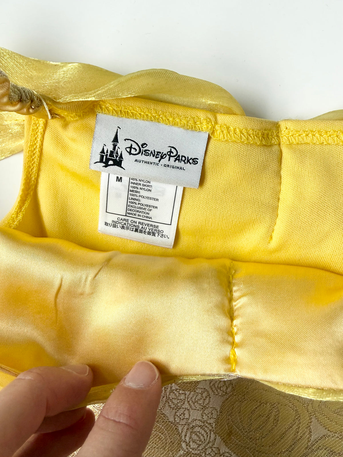 Vintage/Y2K Disney Parks Belle Yellow Costume Dress (6-8 Years)