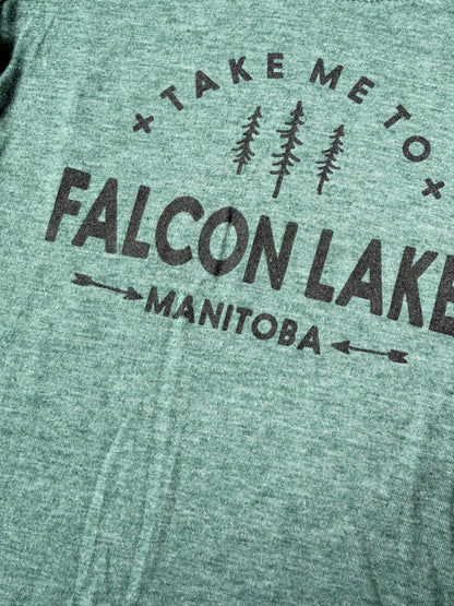 Take Me To Falcon Lake Green T-Shirt (2T)