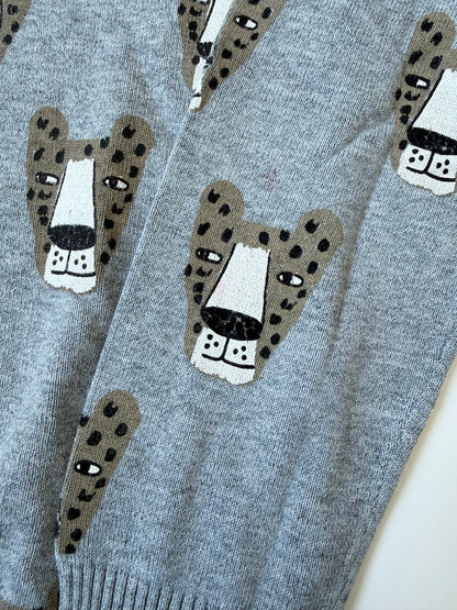 Seed Grey Tigers Knit Sweater (10 Years)