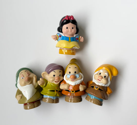 Little People Snow White & Dwarves Figurines