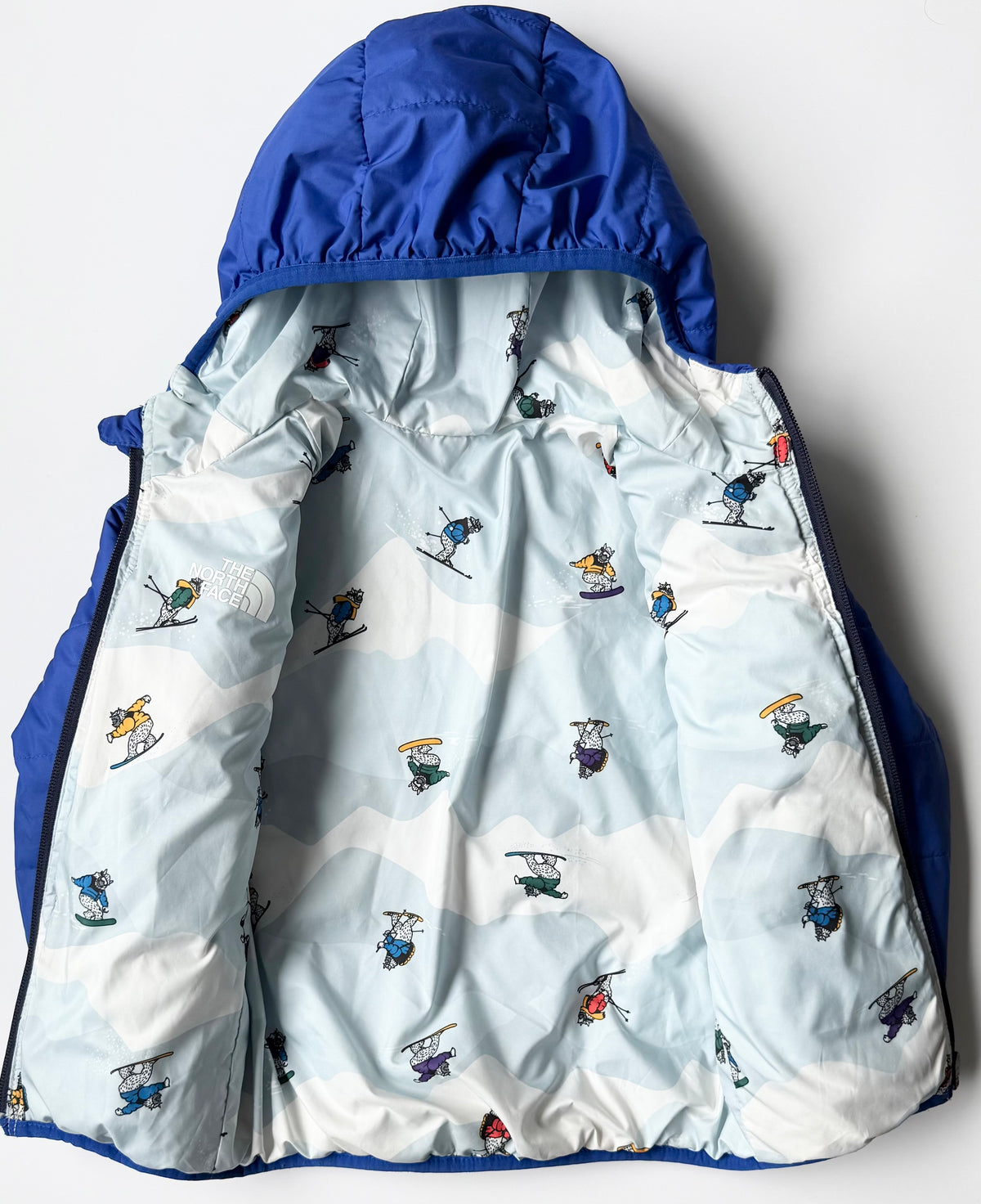 The North Face Perrito Blue Skiers Puff Jacket (3T)