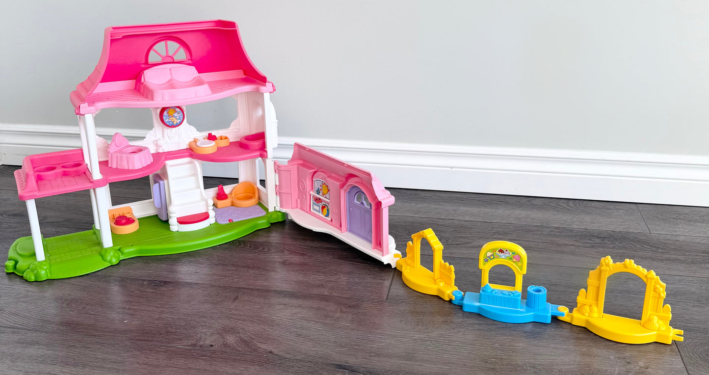 Fisher-Price Little People Happy Sounds Sweet Home - Pink Roof