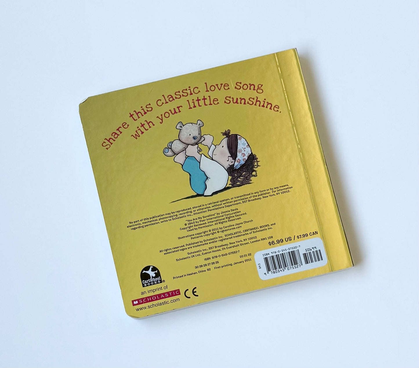 You Are My Sunshine Board Book