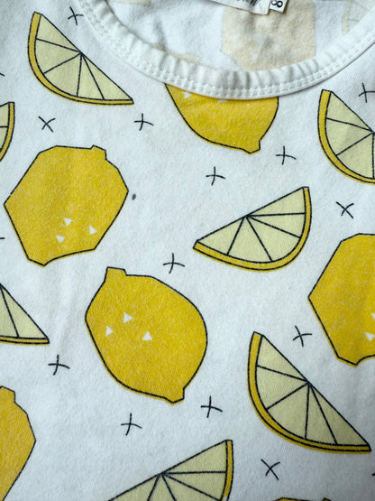 Yi Pei Ban White & Yellow Lemons Tank Top (12-18 Months)