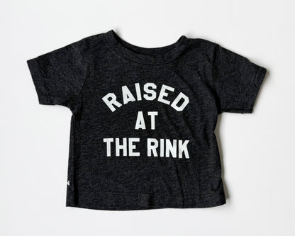 Portage & Main Black “Raised At The Rink” T-Shirt (0-6 Months)