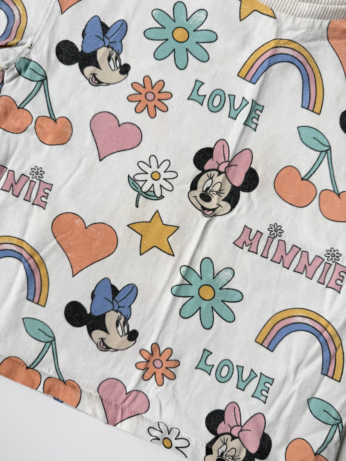 Zara x Disney White Minnie & Trinkets T-Shirt (18-24 Months)