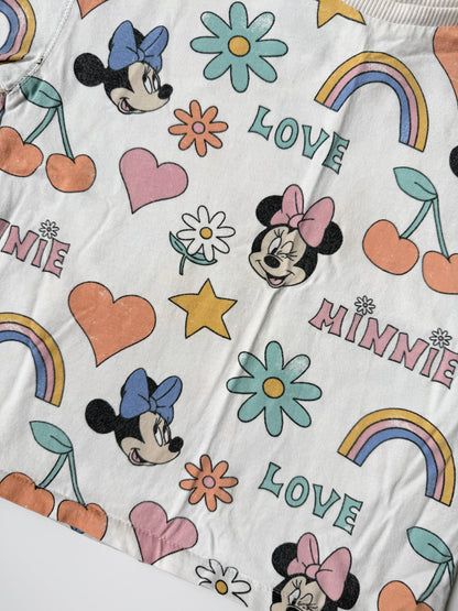 Zara x Disney White Minnie & Trinkets T-Shirt (18-24 Months)