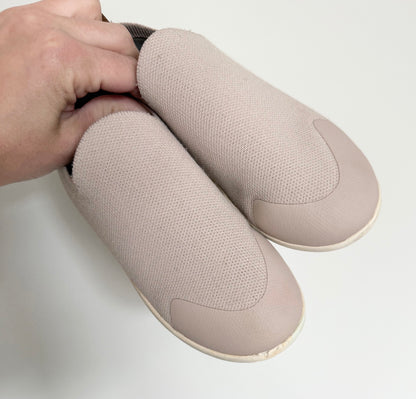 Heyfolks Light Beige Knit Slip On Sneakers (C12)