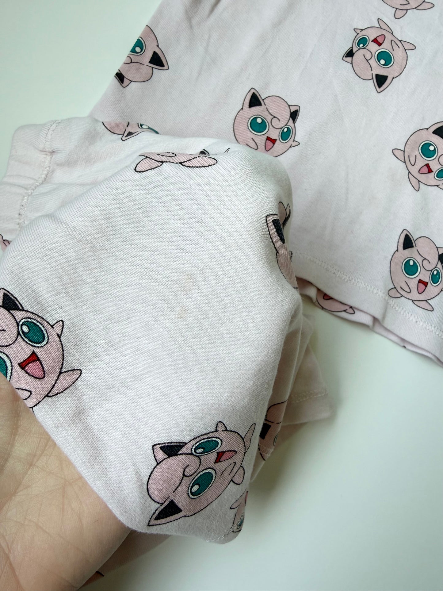 Zara x Pokemon Pink Jigglypuff T-Shirt & Matching Shorts Set (4 Years)