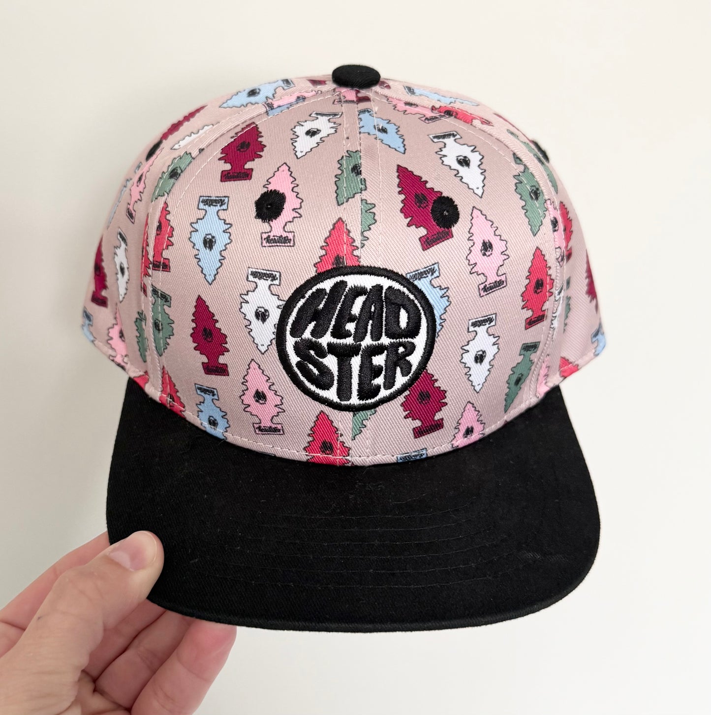 Headster Beige & Colorful Air Freshener Trees SnapBack Hat (52CM)