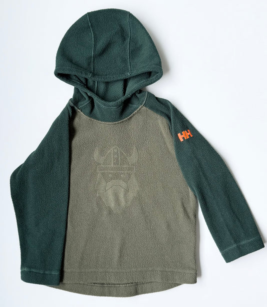 Helly Hansen Green Viking Hooded Fleece Pullover (2T)