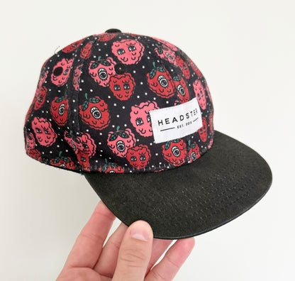 Headster Black & Red Raspberries SnapBack Hat (48CM)