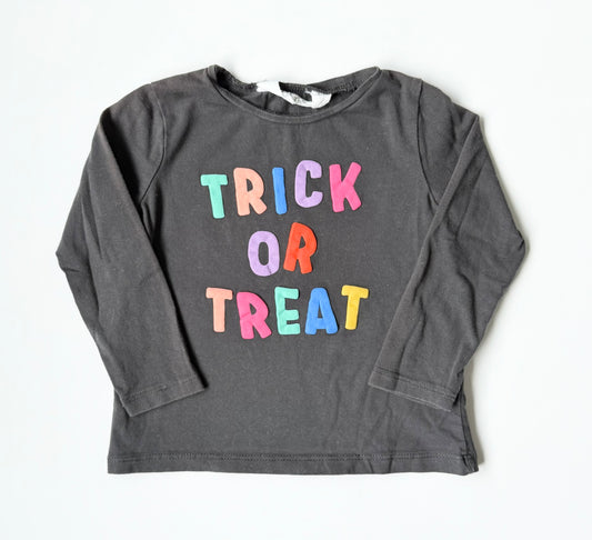 H&M Black & Colourful “Trick or Treat” Long Sleeve (18-24 Months)
