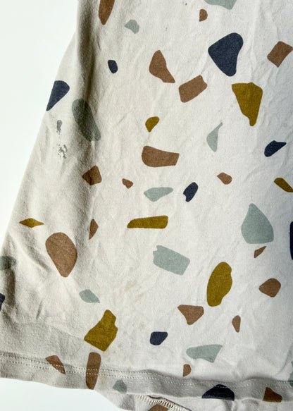 Jax & Lennon Beige Neural Speckled Crossback Tank Dress (5/6 Years)