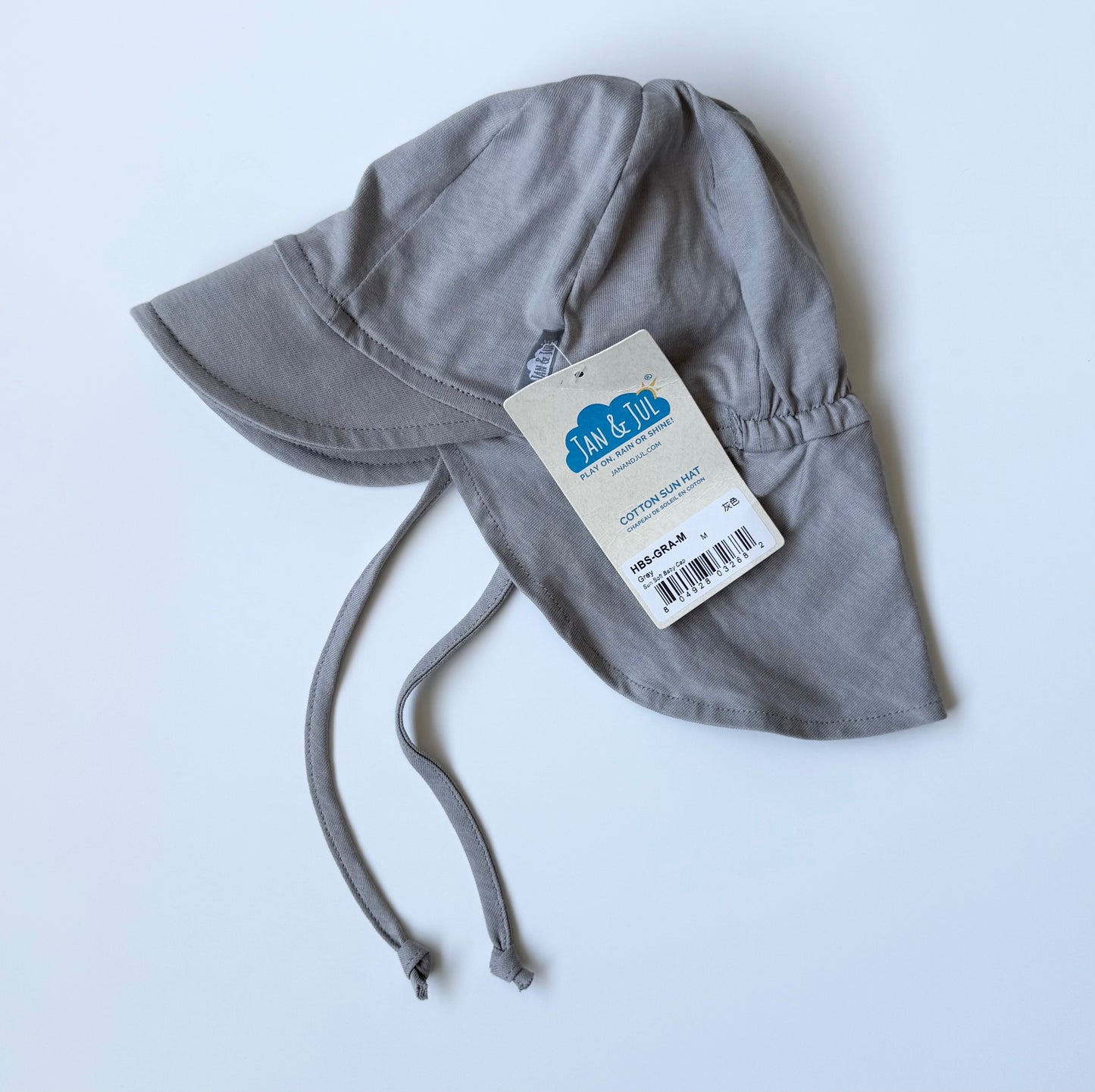 Jan & Jul Light Grey Sun Hat (6-24 Months)