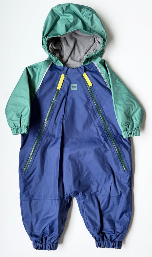 MEC Blue & Green Fleece Lined Cozy Newt Suit (6 Months)
